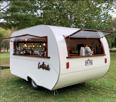 vintage caravan food truck trailer